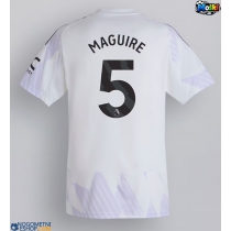 Moški Nogometni dresi Manchester United Harry Maguire #5 Gostujoči 2025-26 Kratek Rokav